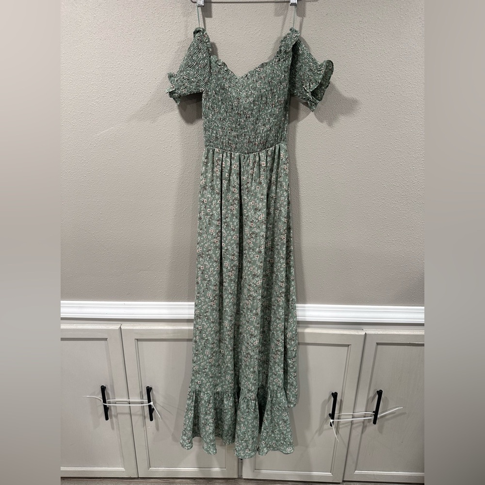 NWT Perdita Smock Top Floral Maxi Dress From Francesca’s - Picture 8 of 9